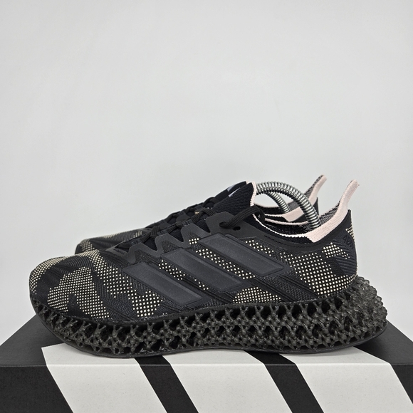 New adidas 4DFWD 4 Core Black Wonder Quartz JP9987 Women's Shoes Size 7.5